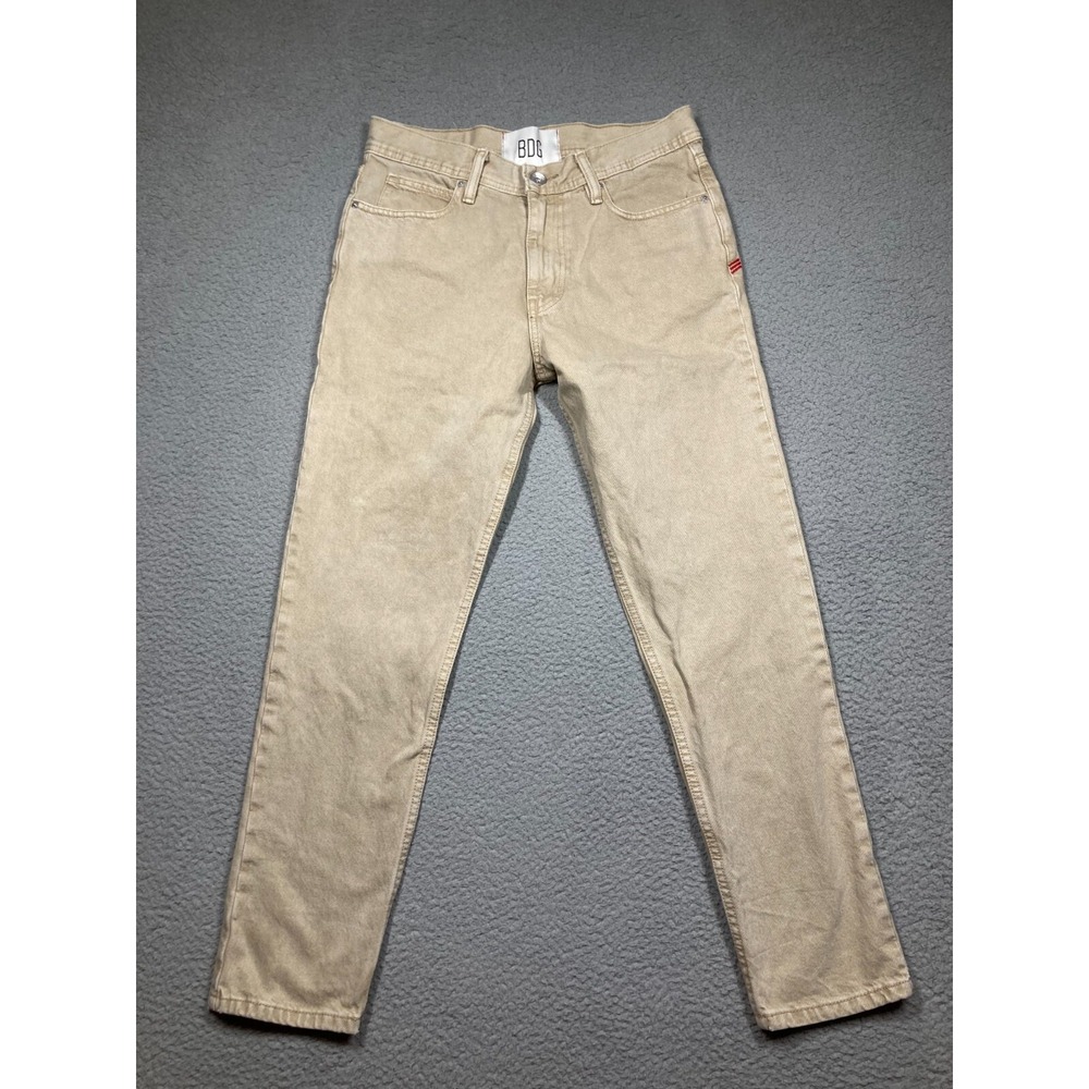 BDG Jeans Men's‎ 29x32 Beige Dad Slim Tapered Fit Urban Skater Cotton Denim